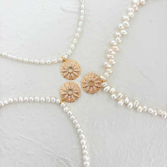 PEARL CHARM NECKLACE ✿ CAMILLE