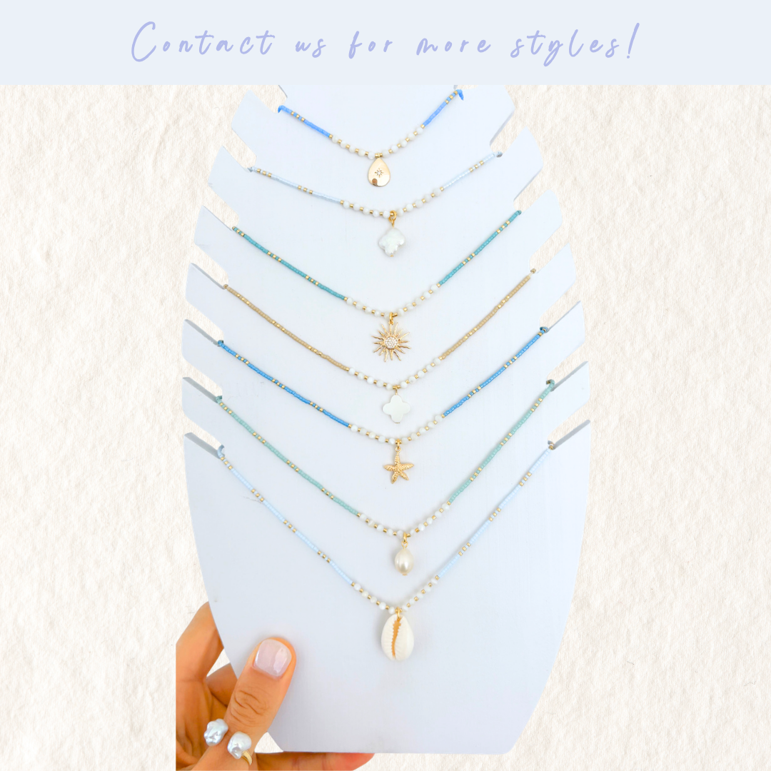 PEARL CHOKER ✿ SANDY BEACHES