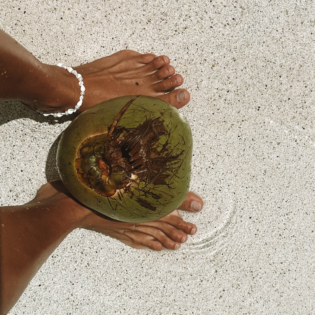 DAISY SHELL ANKLET ✿ CAPRI