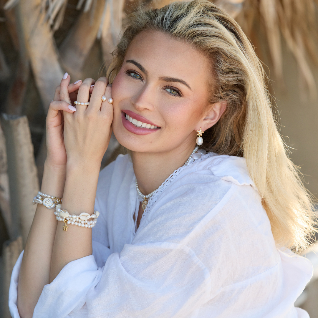 STARFISH PEARL STUDS ✿ ESTELLA