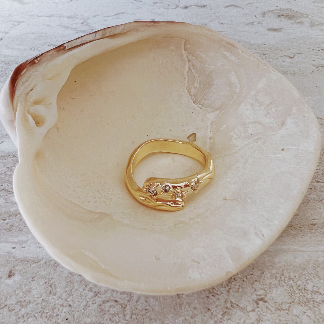 ADJUSTABLE ZIRCONIA RING ✿ EMMA
