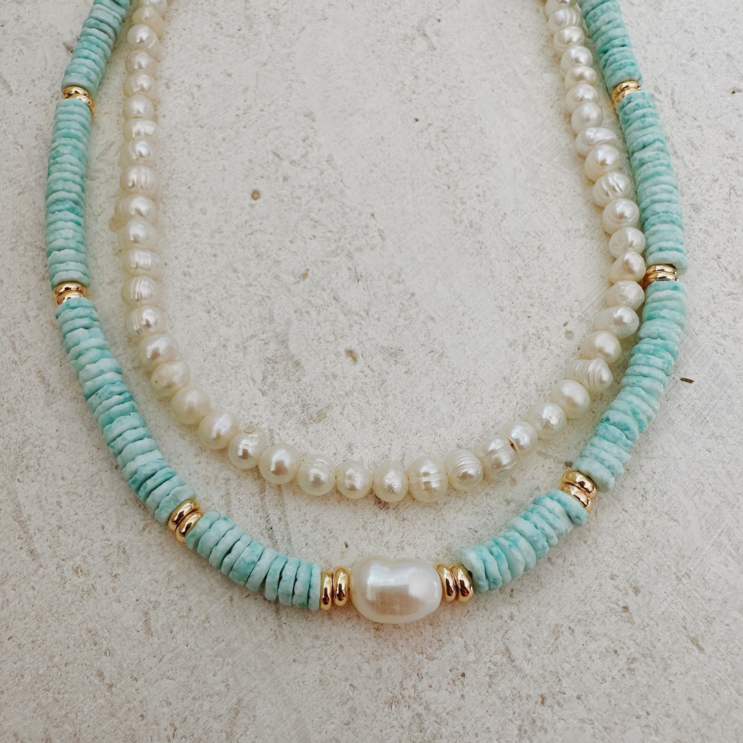 LA MER NECKLACE ✿ SEAFOAM