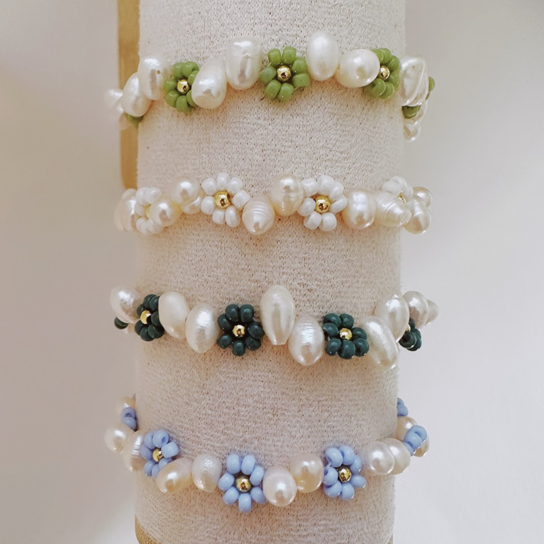 DAISY X PEARL BRACELET ✿ CAJA