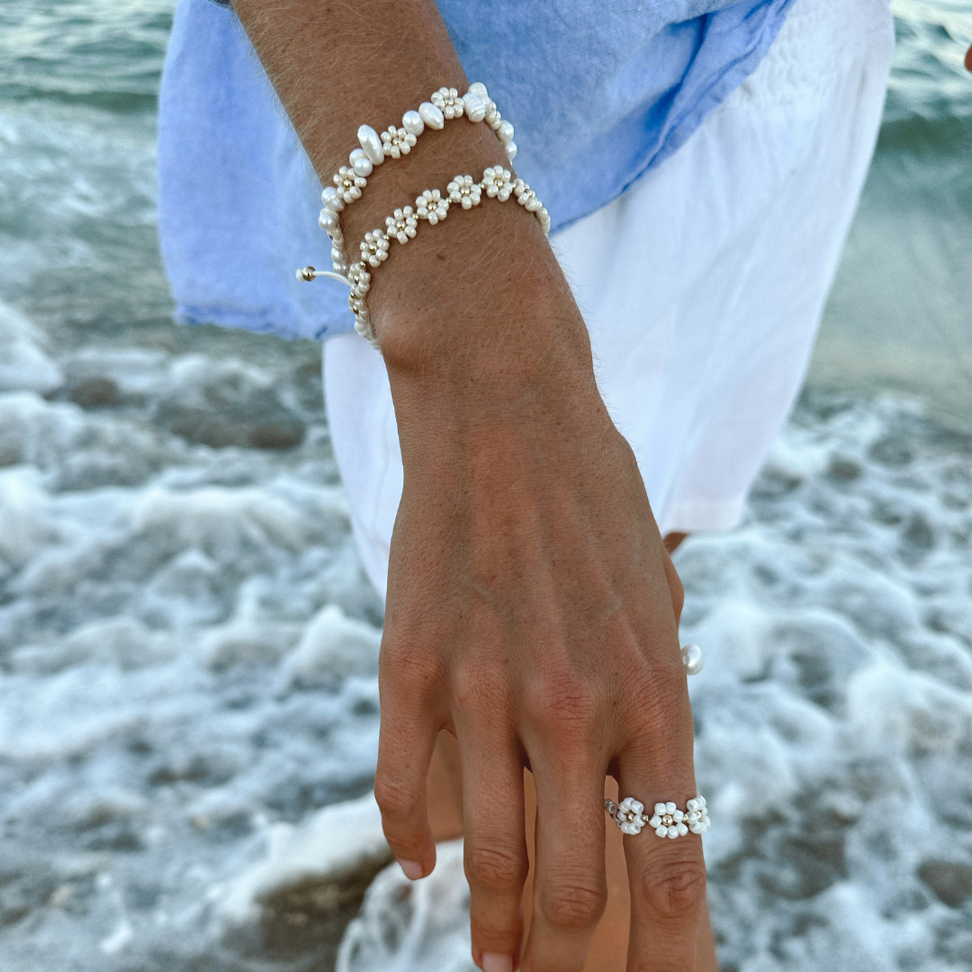 DAISY X PEARL BRACELET ✿ CAJA