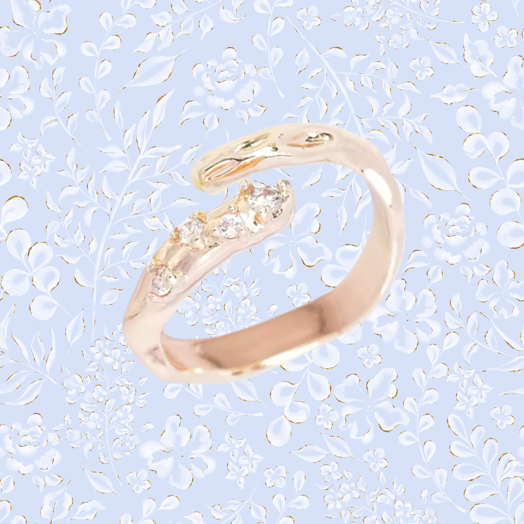 ADJUSTABLE ZIRCONIA RING ✿ EMMA