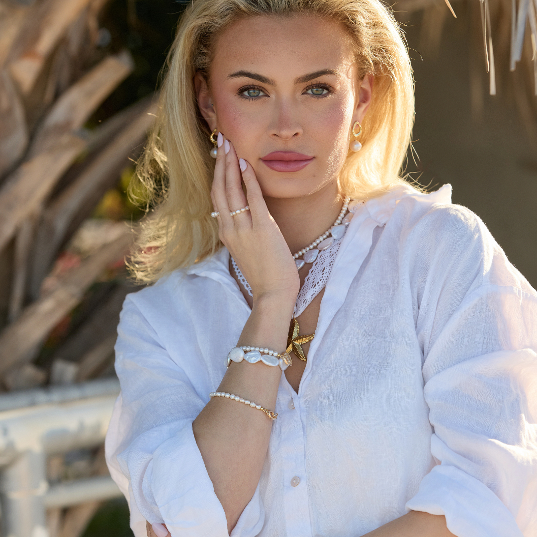 STRETCHY PEARL BRACELET ✿ SAMANTHA