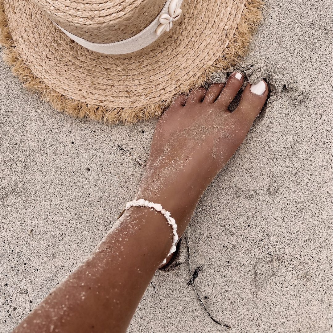 DAISY SHELL ANKLET ✿ CAPRI