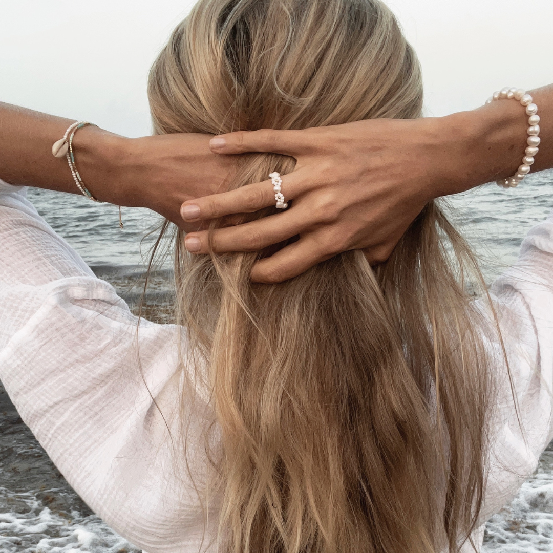 DAISY PEARL RING ✿ CLAIRE