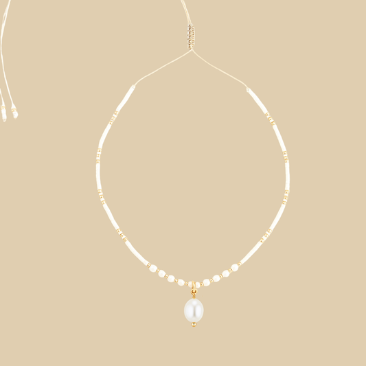 PEARL CHOKER ✿ SANDY BEACHES