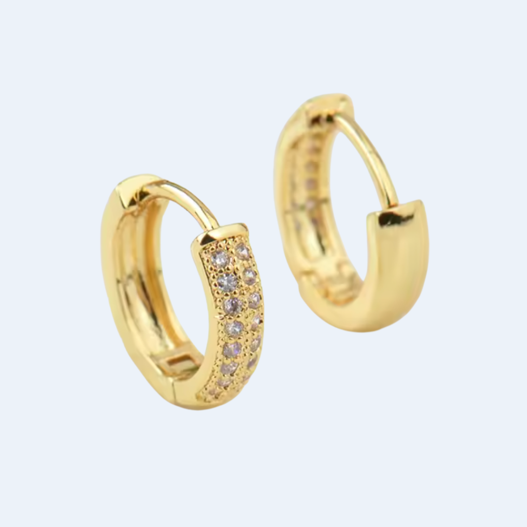 CUBIC ZIRCONIA HOOPS ✿ CARRY