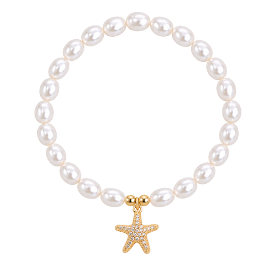 ZIRCON STELLA Pearl Bracelet