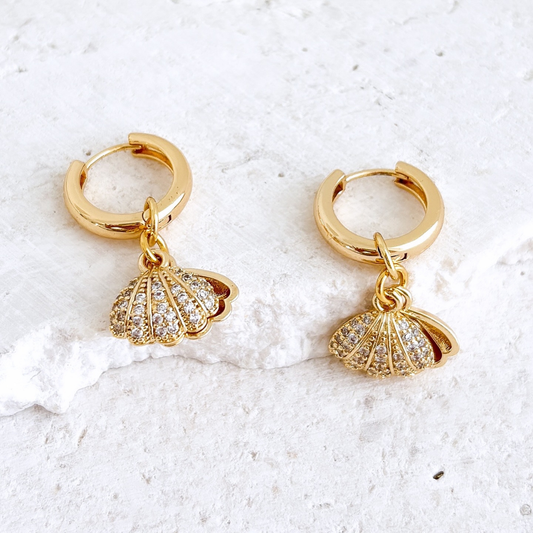 CLAM SHELL HOOPS ✿ NOA