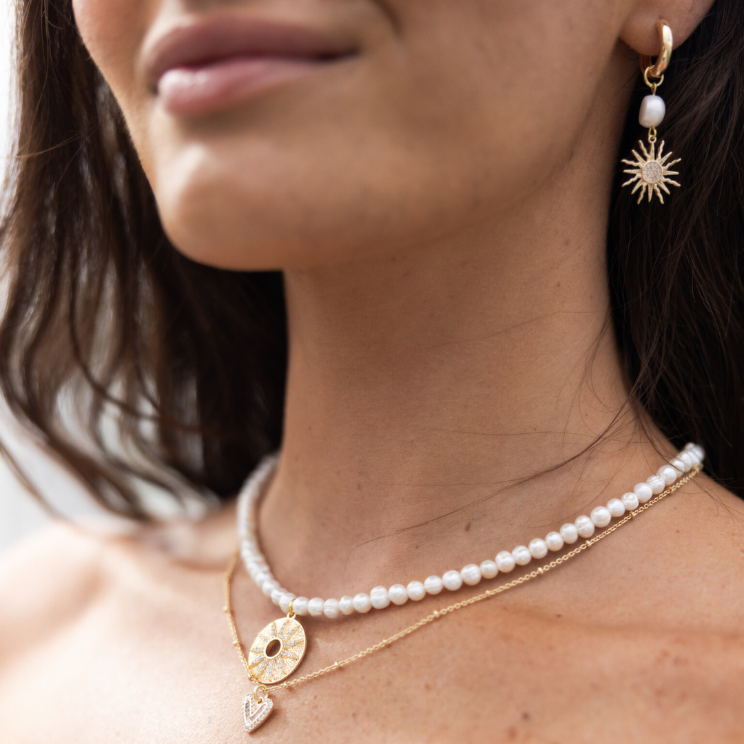 PEARL SUN HOOPS ✿ SERENA