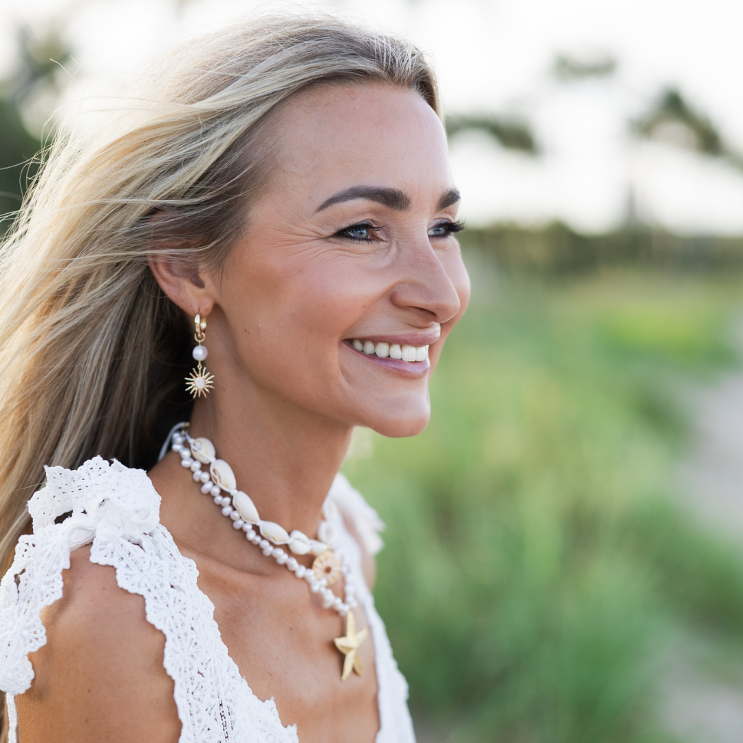 PEARL CHARM NECKLACE ✿ STELLA