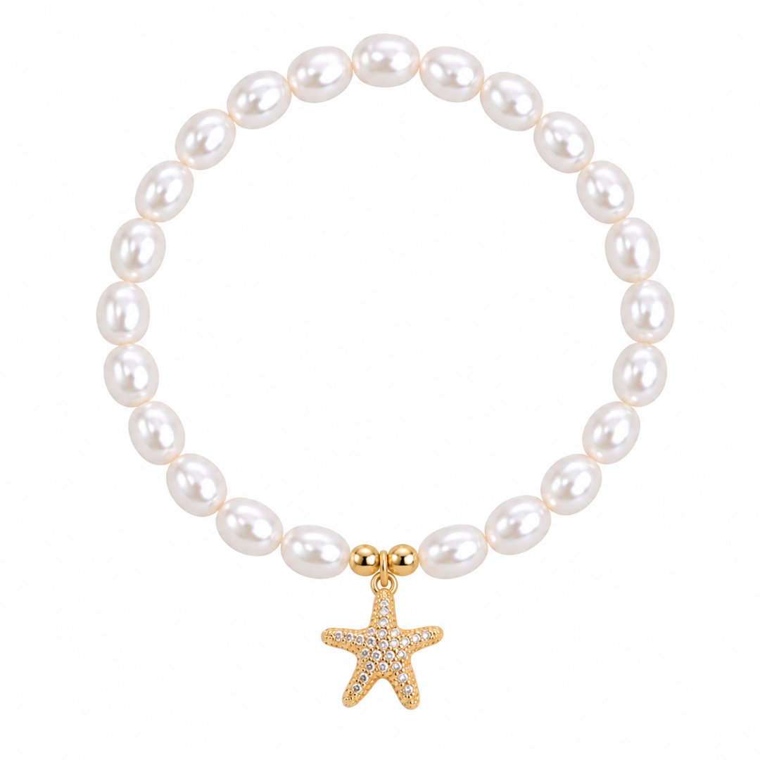 ZIRCON STELLA Pearl Bracelet