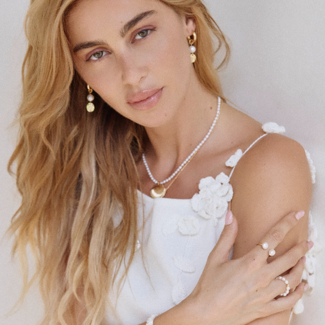 ISLA PEARL CHARM NECKLACE ✿ MALDIVES