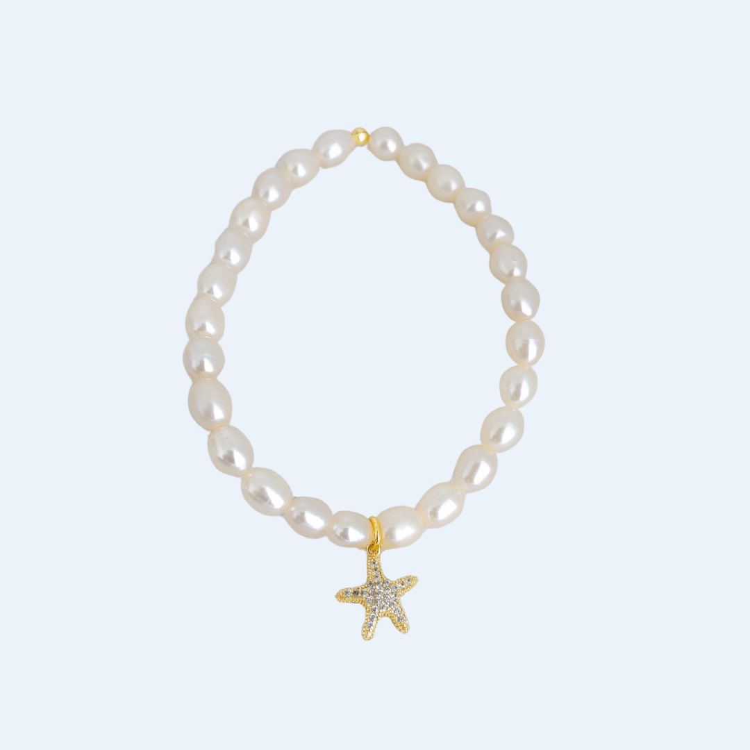 PEARL CHARM BRACELET ✿ COAST
