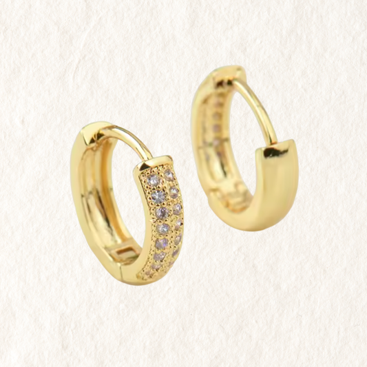 CUBIC ZIRCONIA HOOPS ✿ CARRY