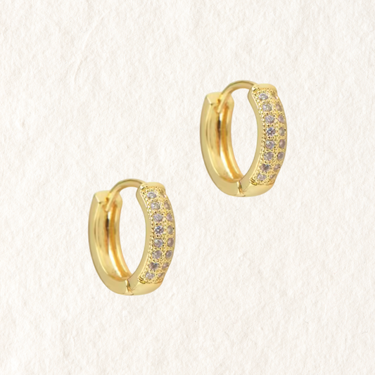 CUBIC ZIRCONIA HOOPS ✿ CARRY
