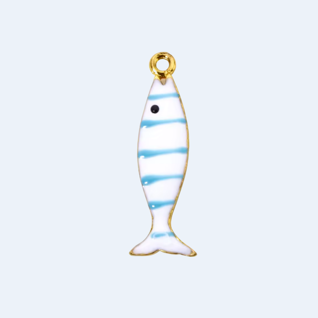 GOLD CHAIN FISH NECKLACE ✿ NONA