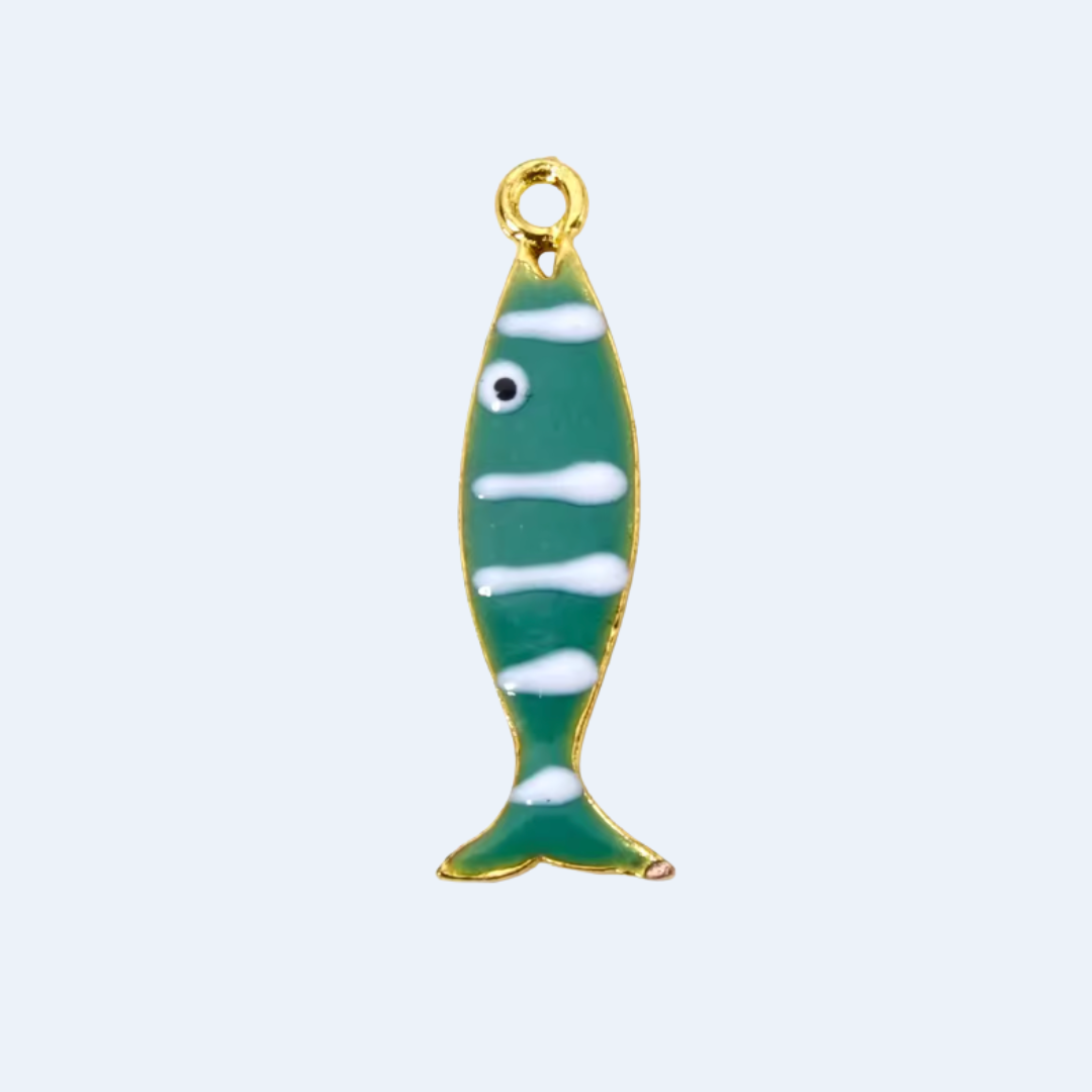 GOLD CHAIN FISH NECKLACE ✿ NONA