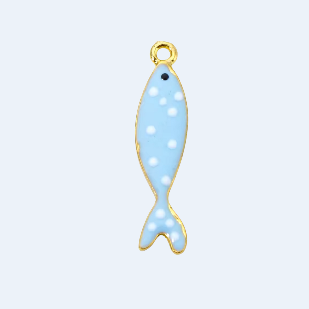 GOLD CHAIN FISH NECKLACE ✿ NONA