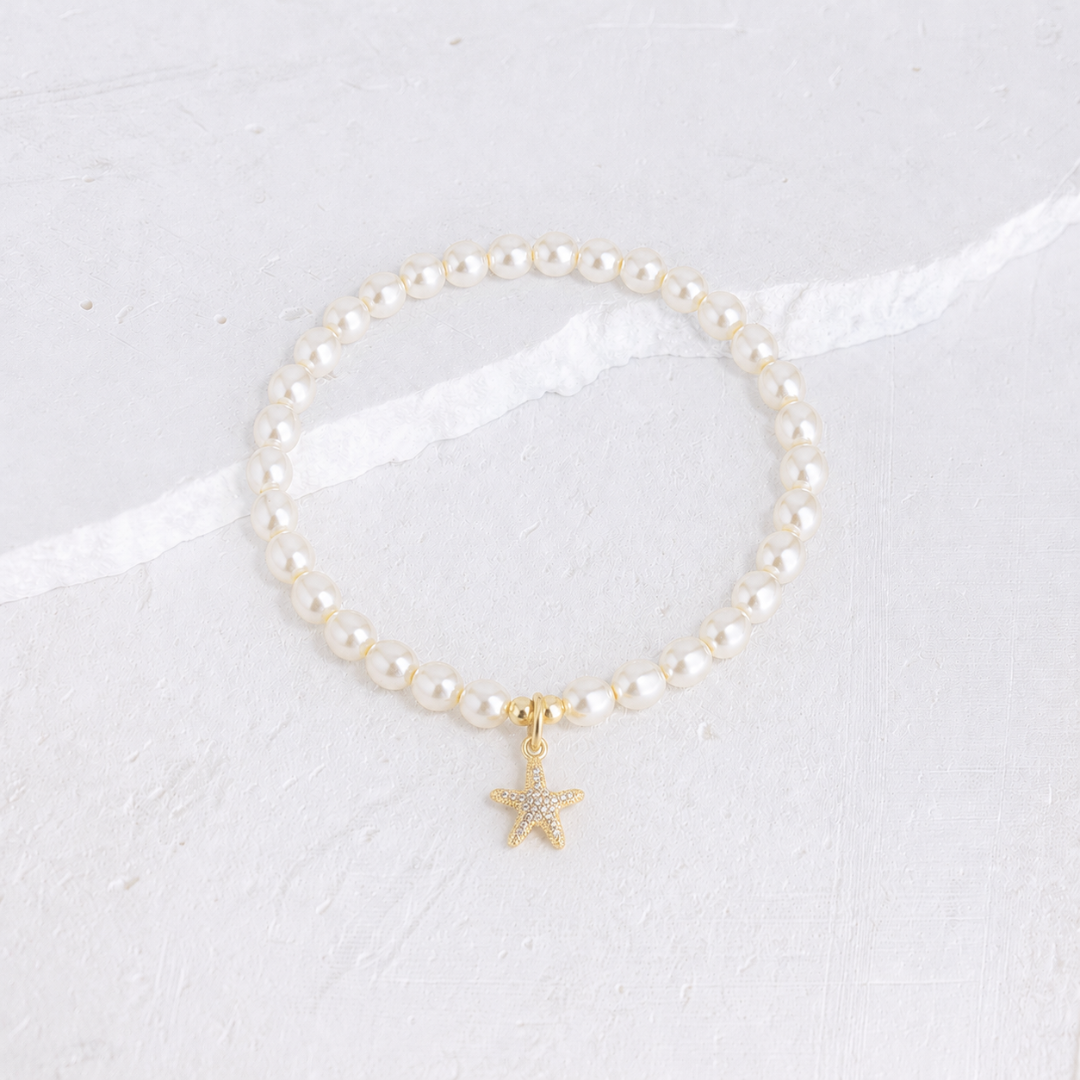 PEARL CHARM BRACELET ✿ MARIN