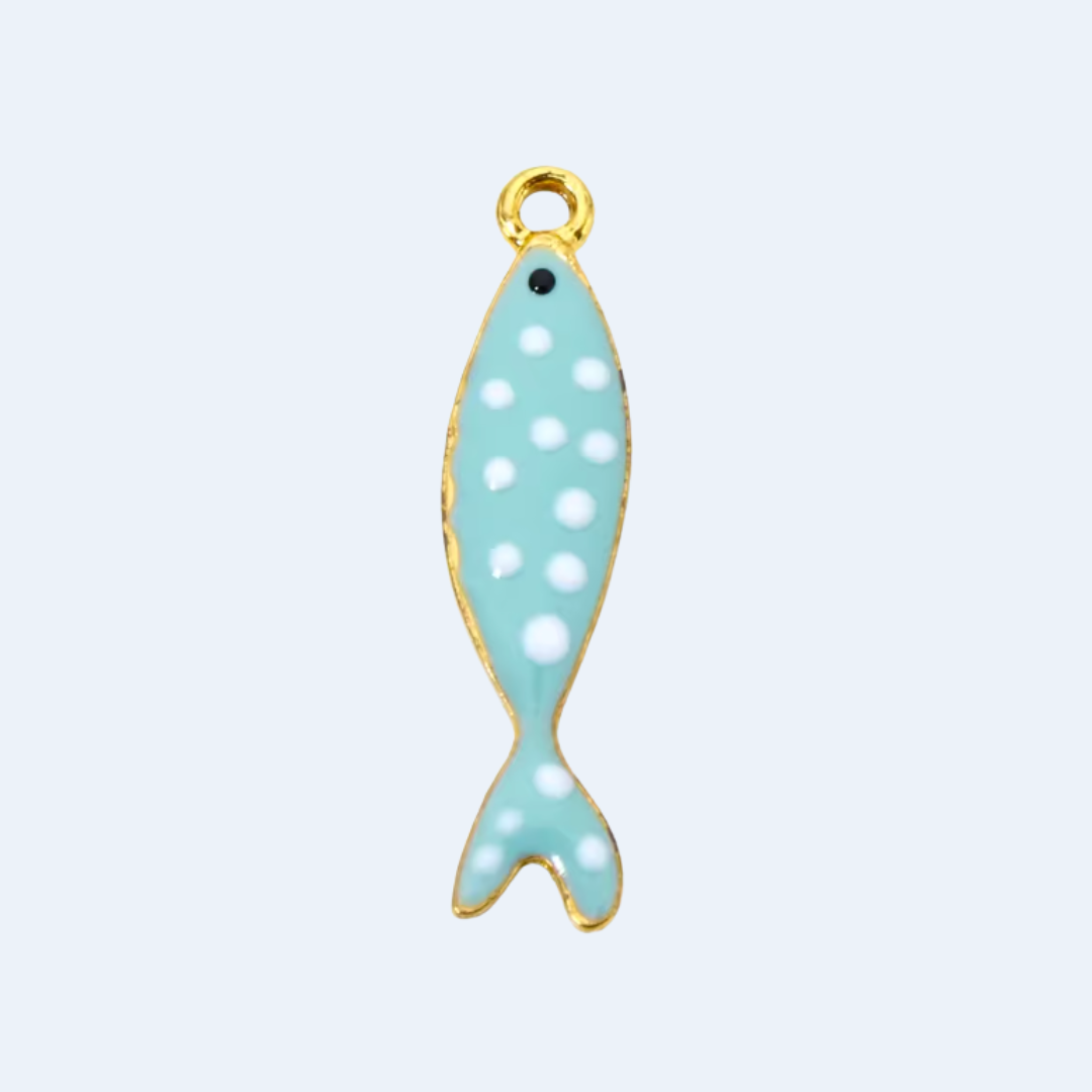GOLD CHAIN FISH NECKLACE ✿ NONA