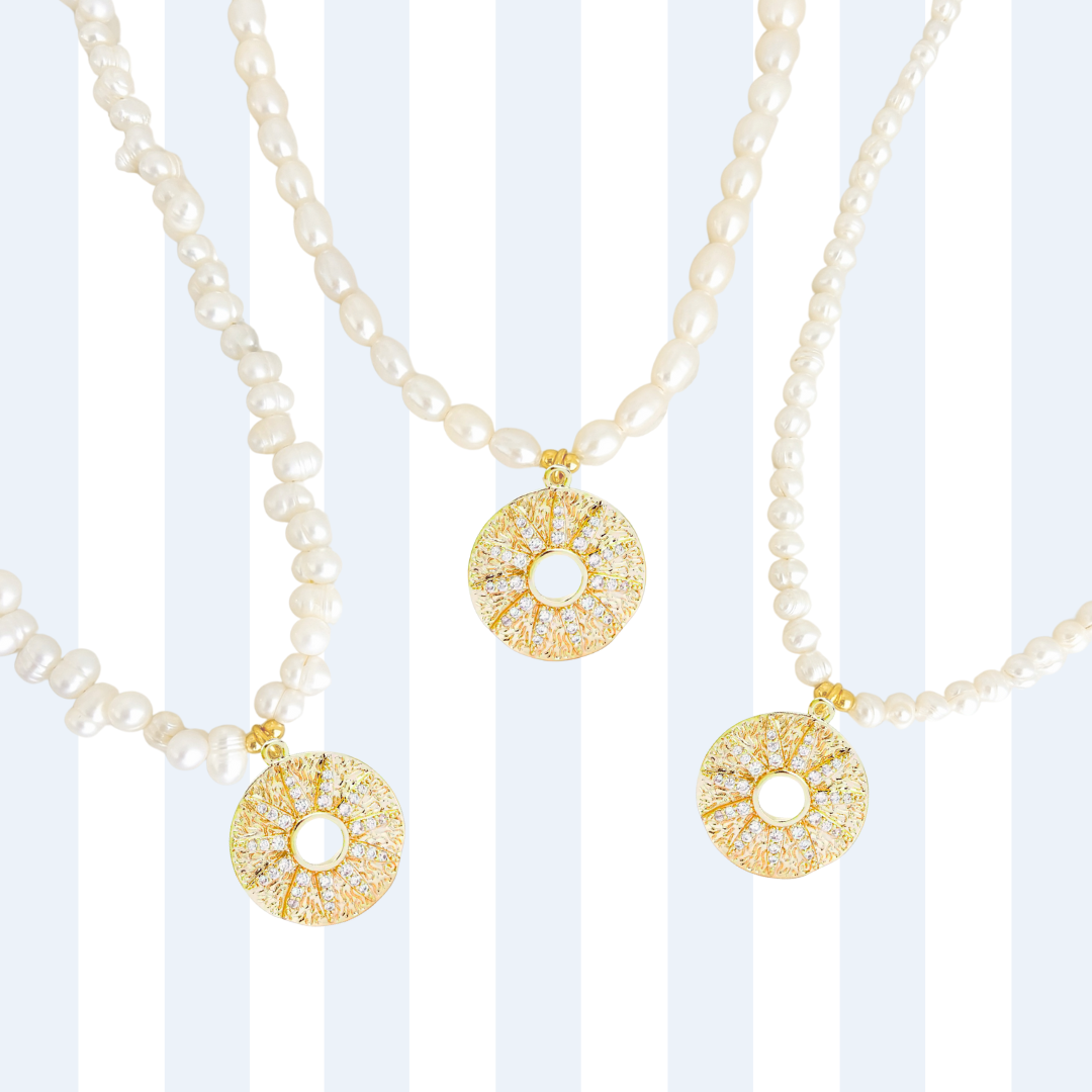 PEARL CHARM NECKLACE ✿ CAMILLE