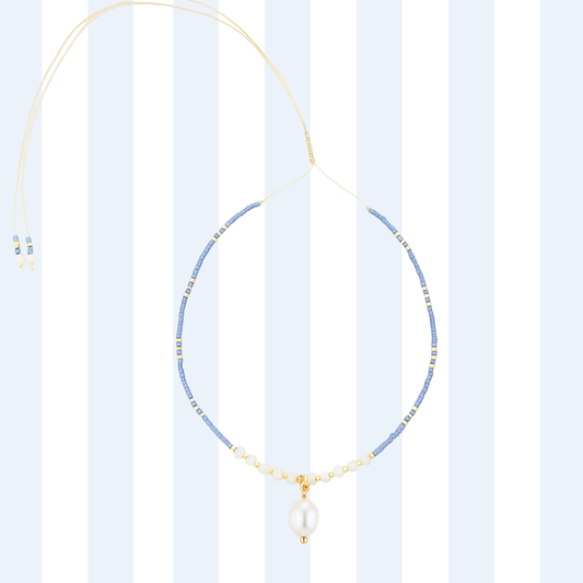 PEARL CHOKER ✿ OCEAN BLUES