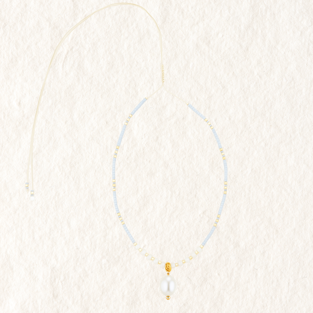 PEARL CHOKER ✿ SANDY BEACHES