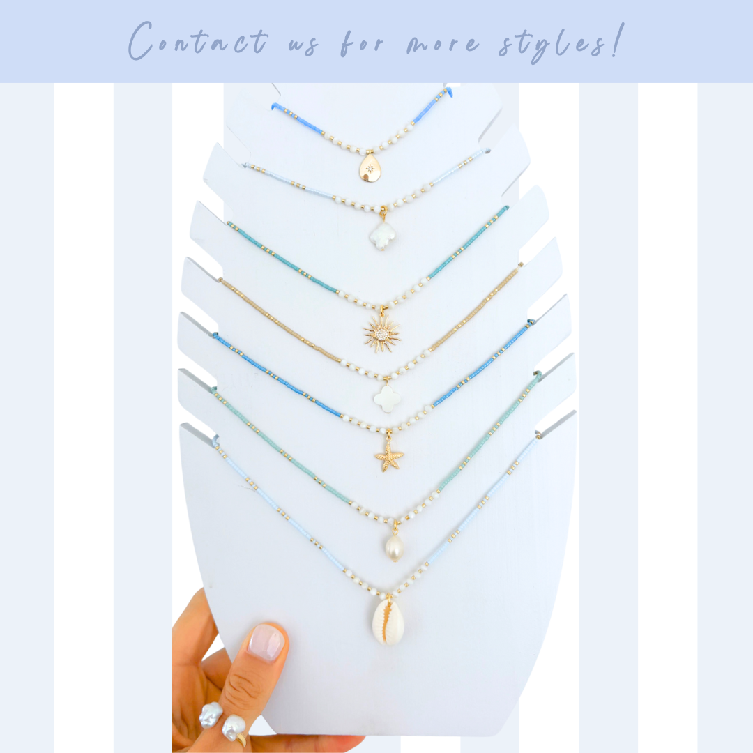 SUNSHINE CHOKER ✿ OCEAN BLUES