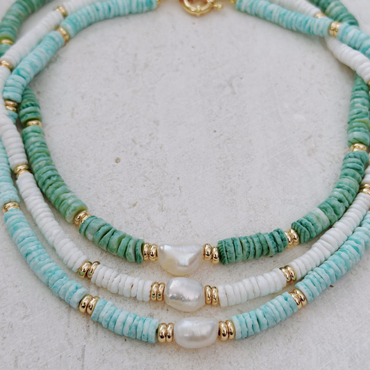 LA MER NECKLACE ✿ SEAFOAM