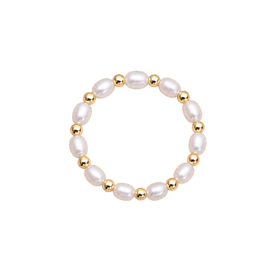 PEARL RING ✿ GOLD MARIN