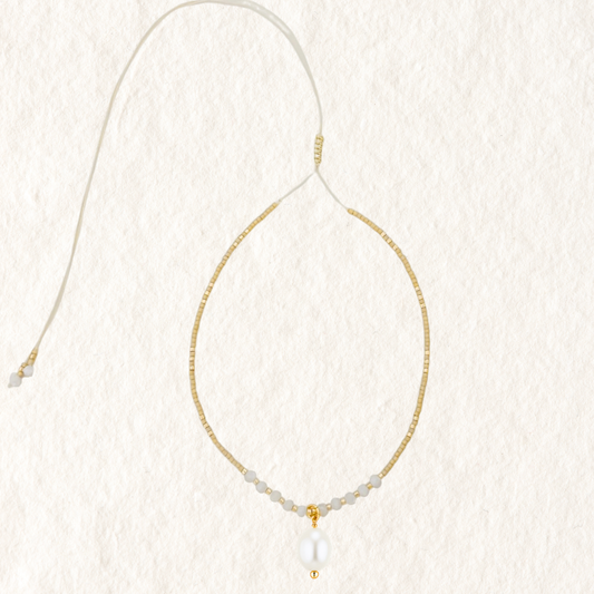 PEARL CHOKER ✿ SANDY BEACHES