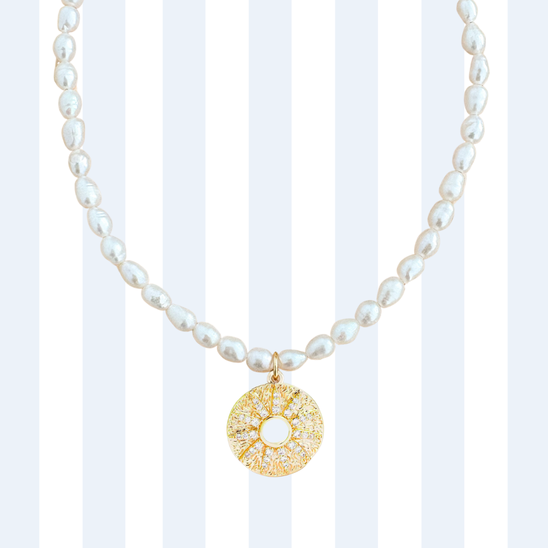 PEARL CHARM NECKLACE ✿ CAMILLE