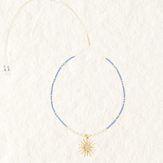 SUNSHINE CHOKER ✿ OCEAN BLUES