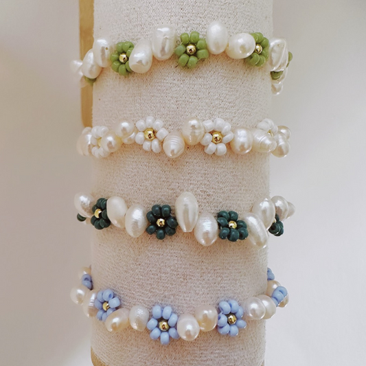 DAISY X PEARL BRACELET ✿ CAJA