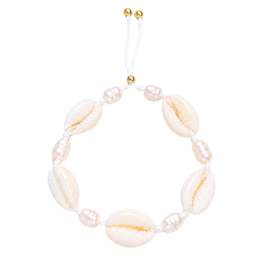LANA Shell Pearl Bracelet