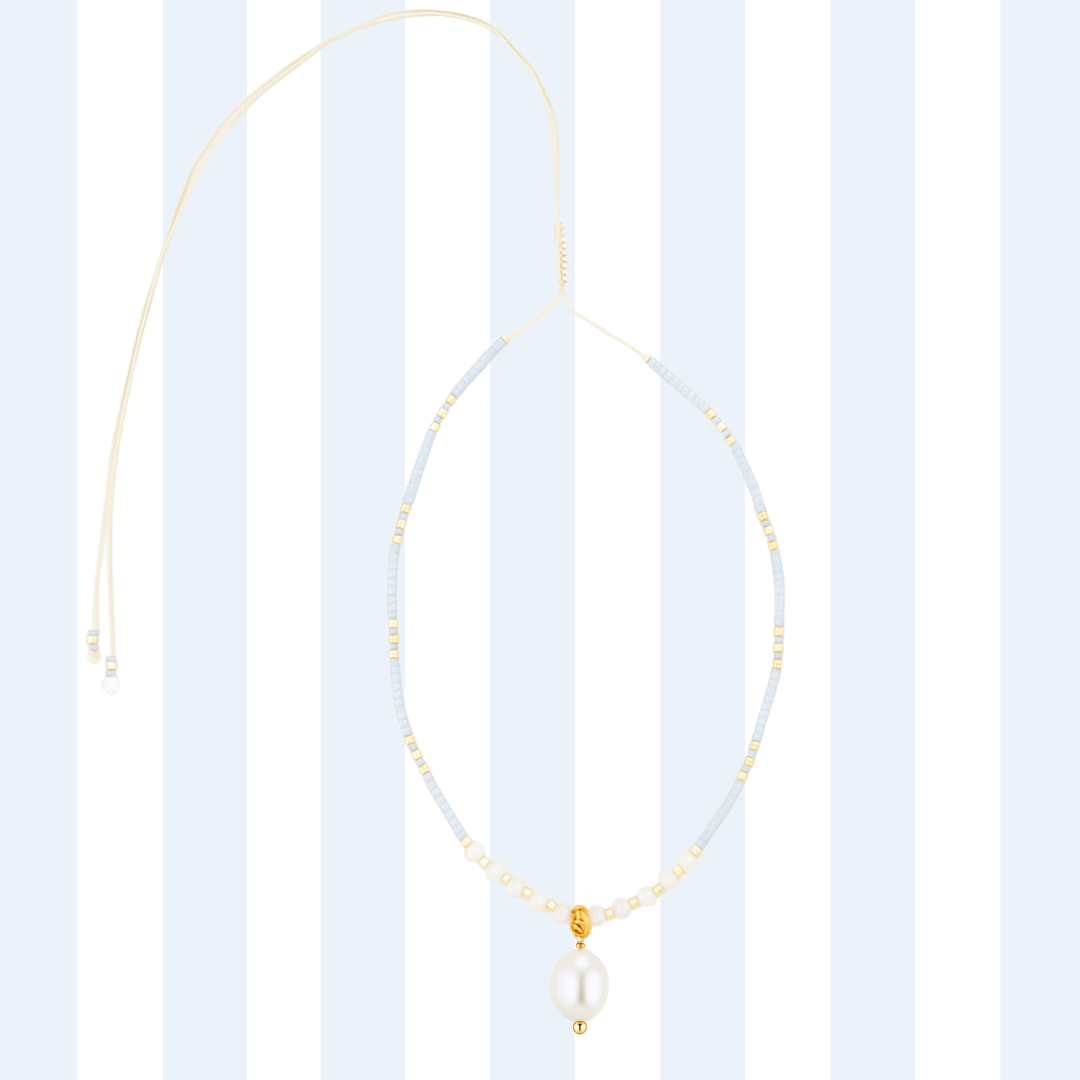 PEARL CHOKER ✿ OCEAN BLUES