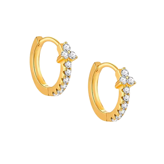 ZIRCON HOOPS ✿ SAGE