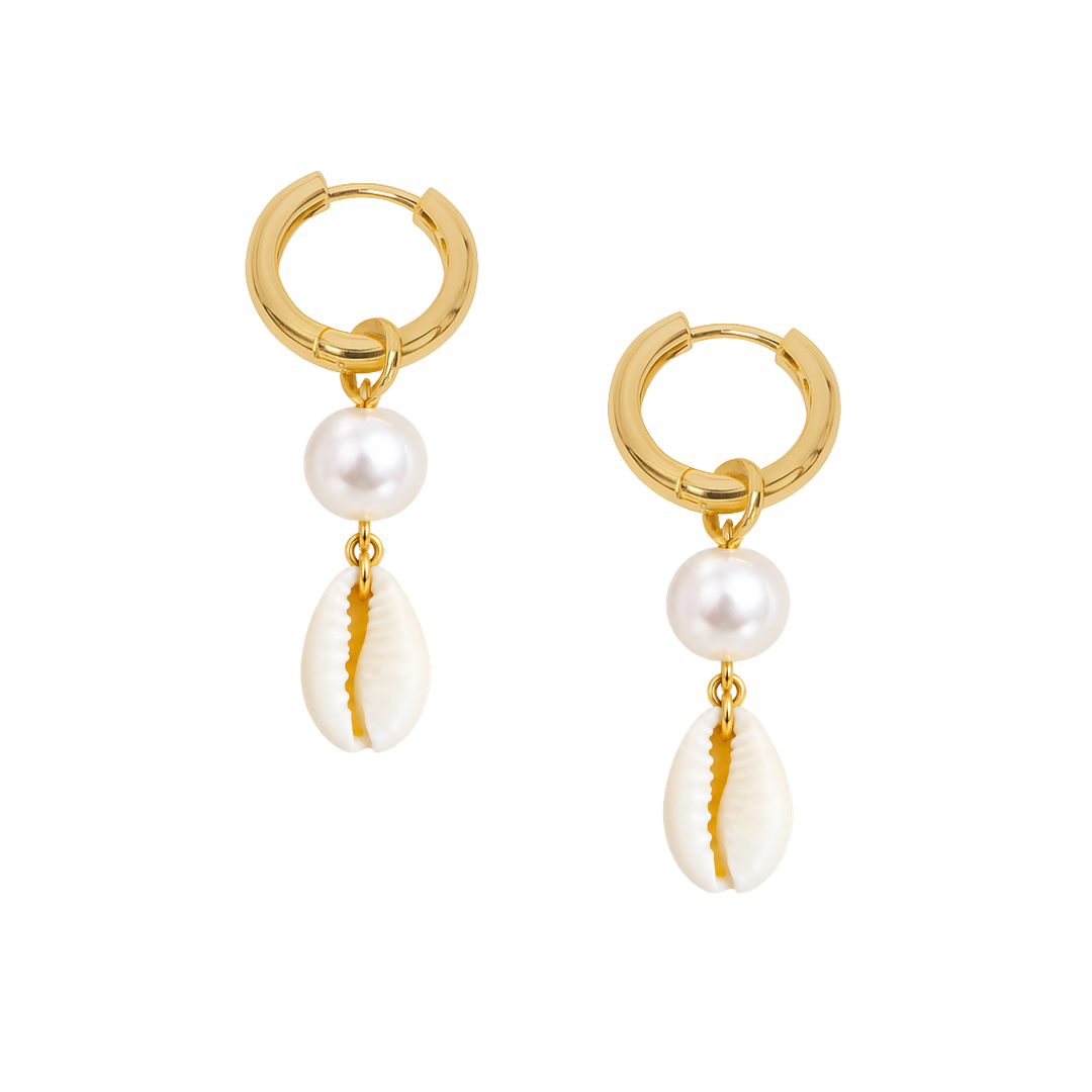 NALU Pearl Hoops
