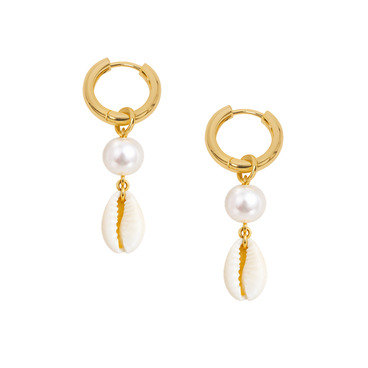 NALU Pearl Hoops