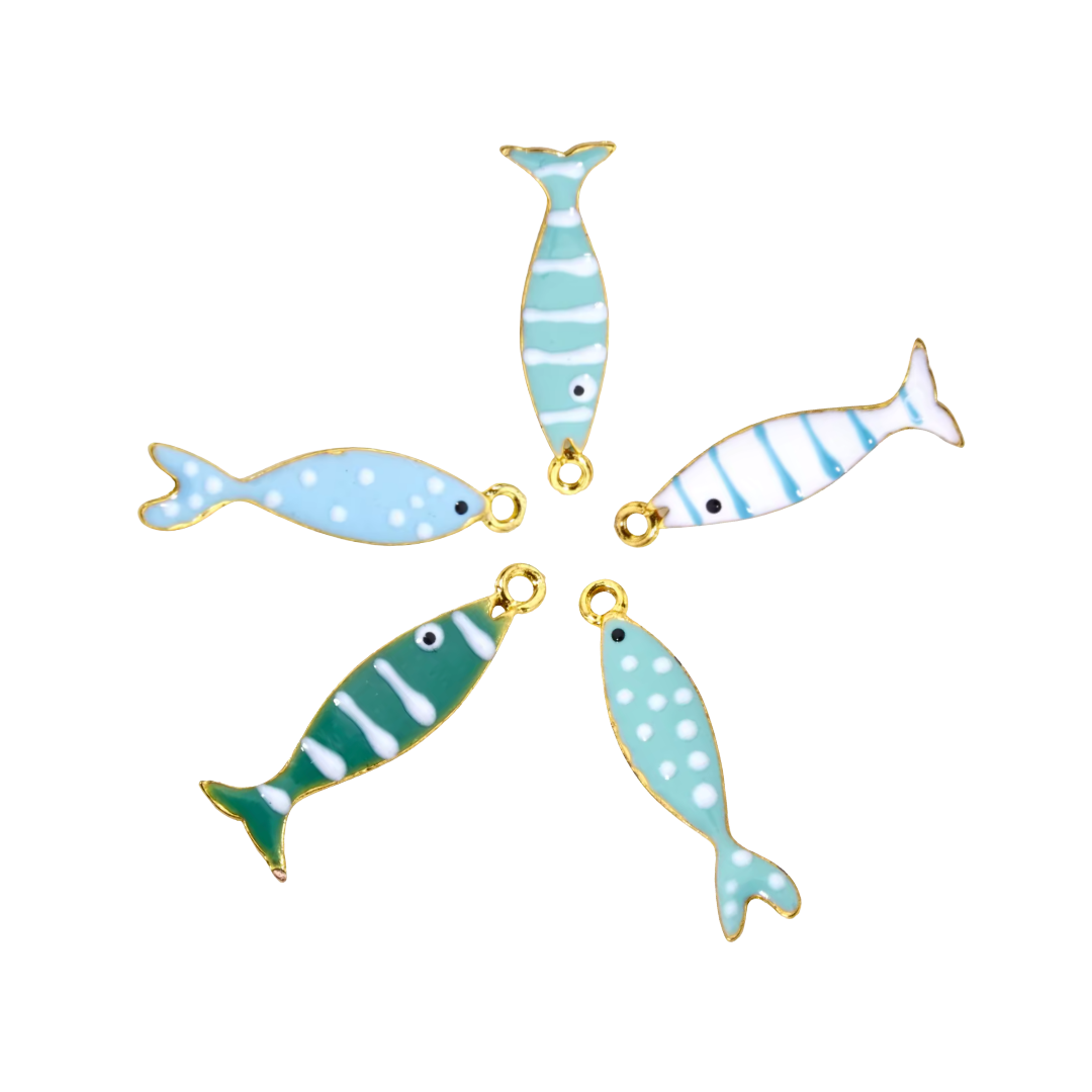 NONA Gold Chain Fish Necklace