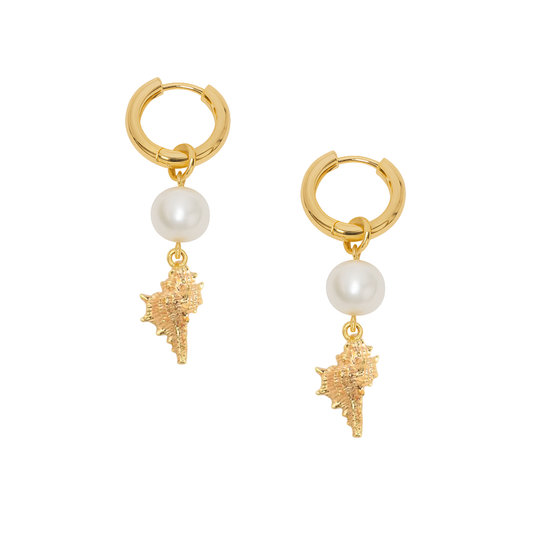 SORA Pearl Hoops