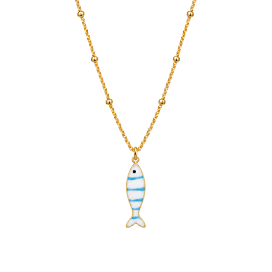 NONA Gold Chain Fish Necklace