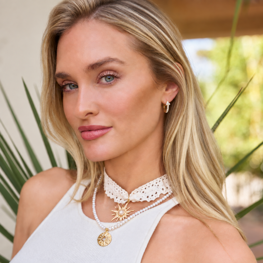 ZIRCON HOOPS ✿ SAGE
