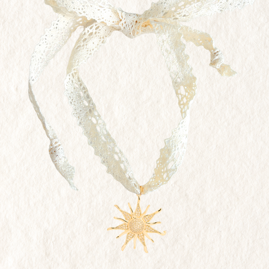 VINTAGE LACE NECKLACE ✿ SUN