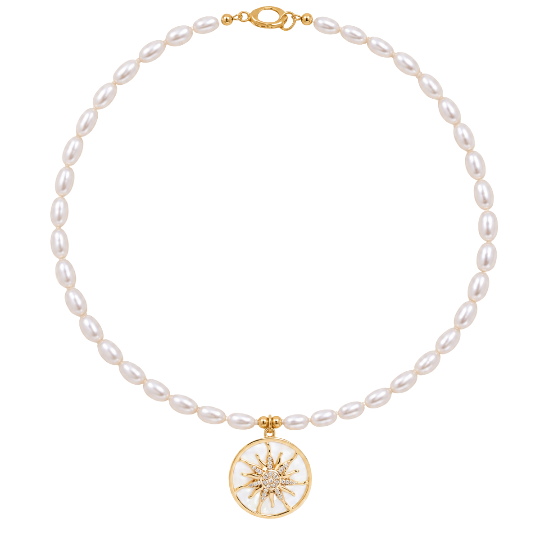 MARIN PEARL CHARM NECKLACE ✿ GRANDE SOL