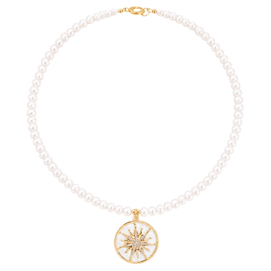 ISLA PEARL CHARM NECKLACE ✿ GRANDE SOL